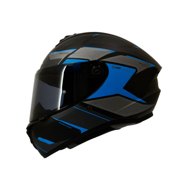 CASCO INTEGRAL SPARTAN DRAKEN S SUN RAY B7 NEGRO+AZUL